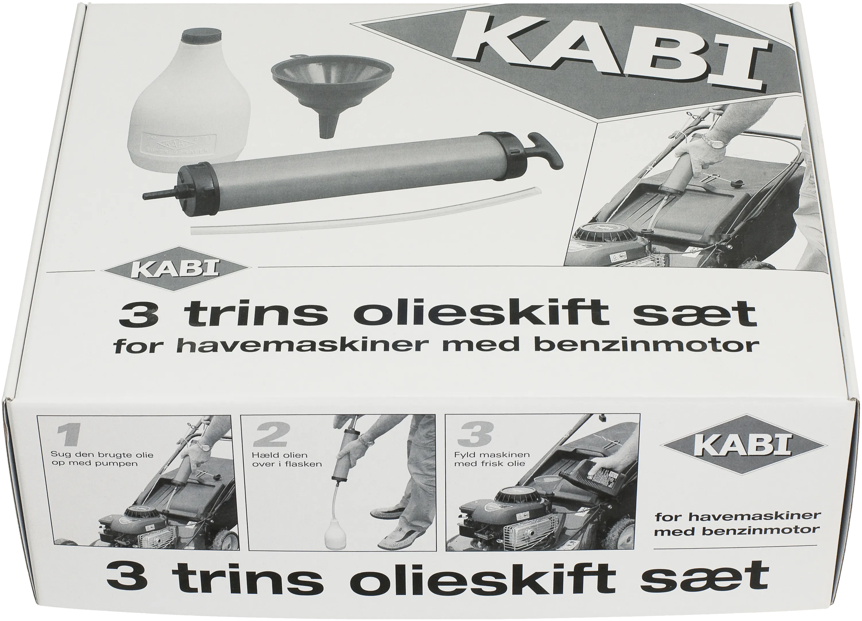 Olieskift sæt 3 trins