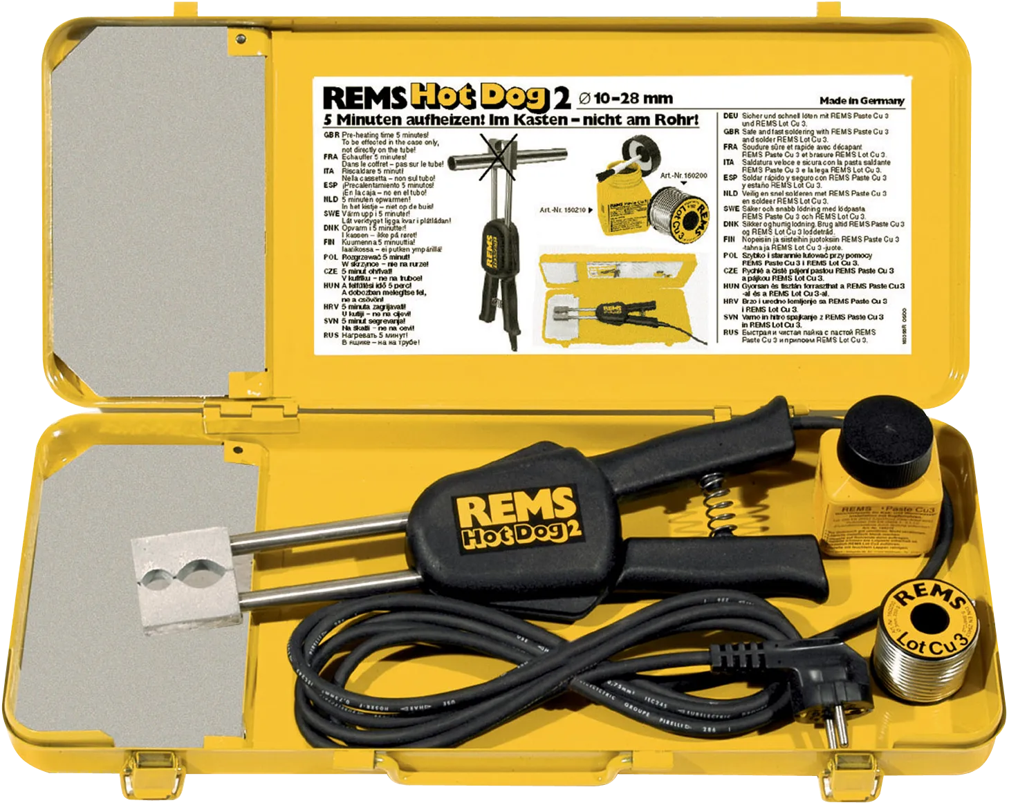 REMS loddetang elektrisk Hot Dog 2 10-28 mm