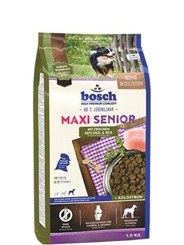 Bosch Hundefutter Maxi Senior Geflügel 1er Pack (1 x 12.5 kg)