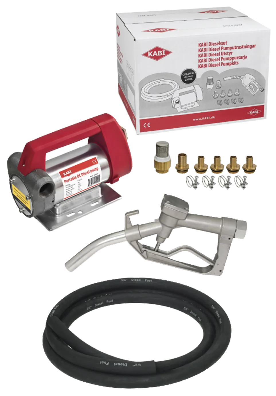 Dieselpumpesett med manuell pistol 40 ltr/min 230V