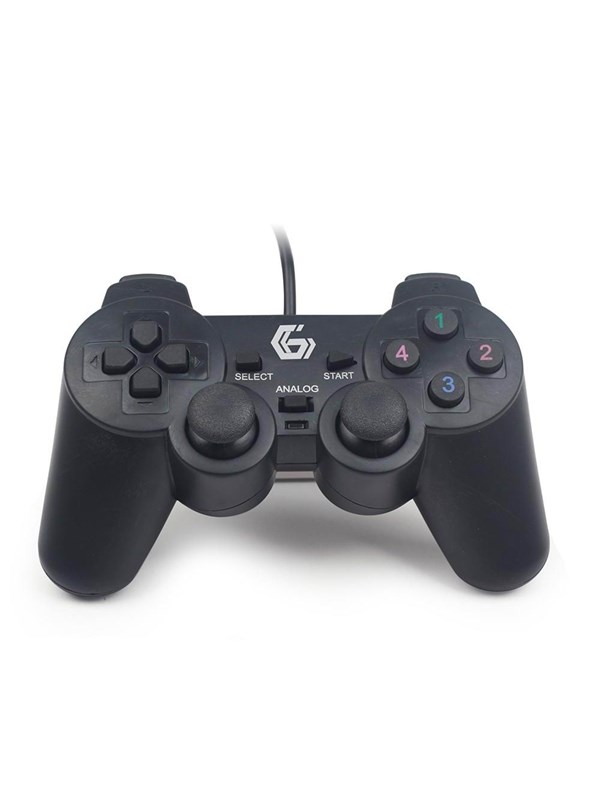 Gembird Dual Vibration Gamepad - Wired Controller - PC