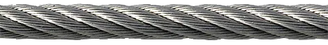 Stålvaier A4 7×19 12mm