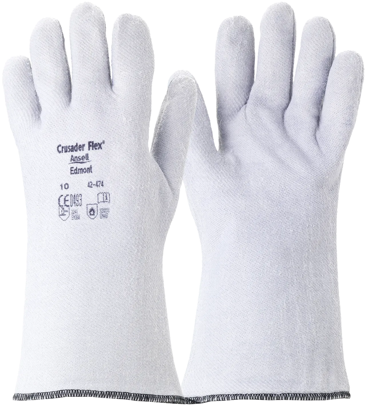 Korsfarerhansker 33 cm 42-474 str 10