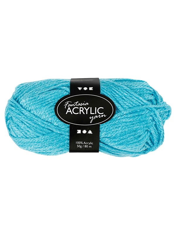 Creativ Company Acrylic yarn Turqoise 50gr 80m