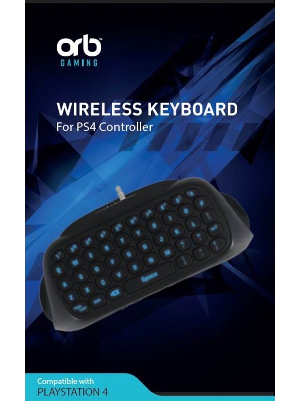 Orb PlayStation 4 Controller Keyboard - Wireless Keyboard - Sony PlayStation 4