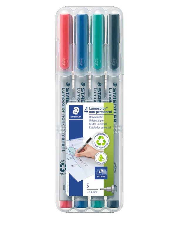 Staedtler Universal pen Lumocolor non-p S 4pc