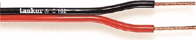 Tasker Speaker Kabel på Snelle 2x 2.50 mm² 100 m Sort/Rød