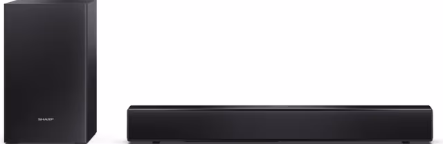 SHARP HT-SBW121 Kompakt 2.1 lydplanke med trådløs subwoofer