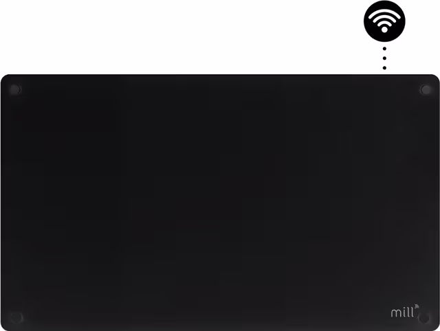 Mill Glass Smart WiFi panelovn GL700WIFI4BLACK (sort)