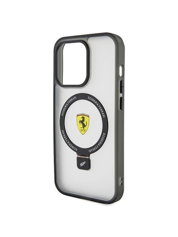 Ferrari Ring Stand 2023 Collection MagSafe Case for iPhone 15 Pro - Clear
