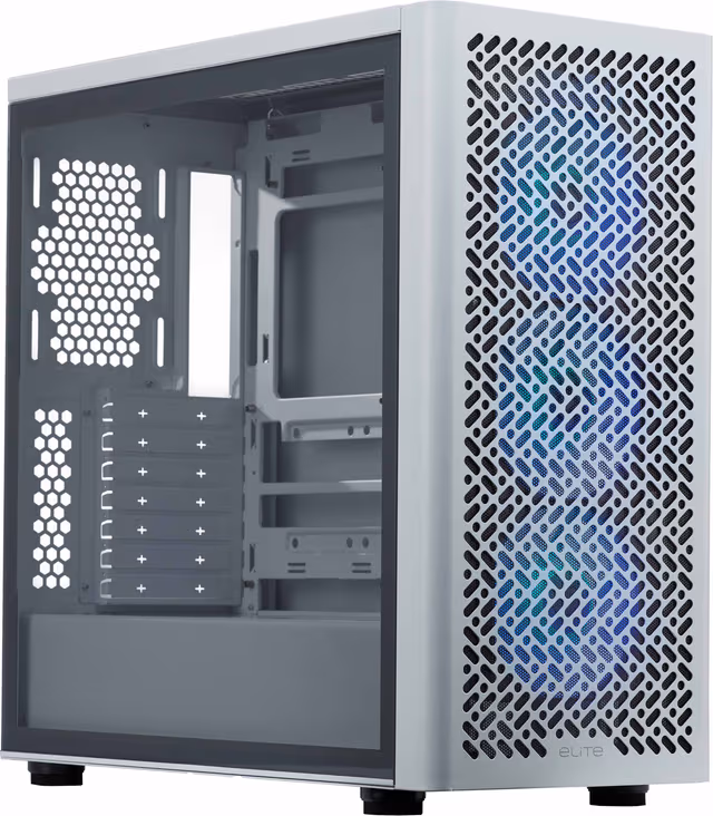 Cooler Master Elite 502 PC-kabinett (hvit)