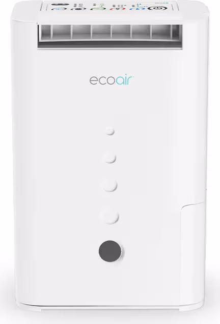EcoAir DD128 luftavfukter med tørkerotor, ionisering og E7 teknologi.