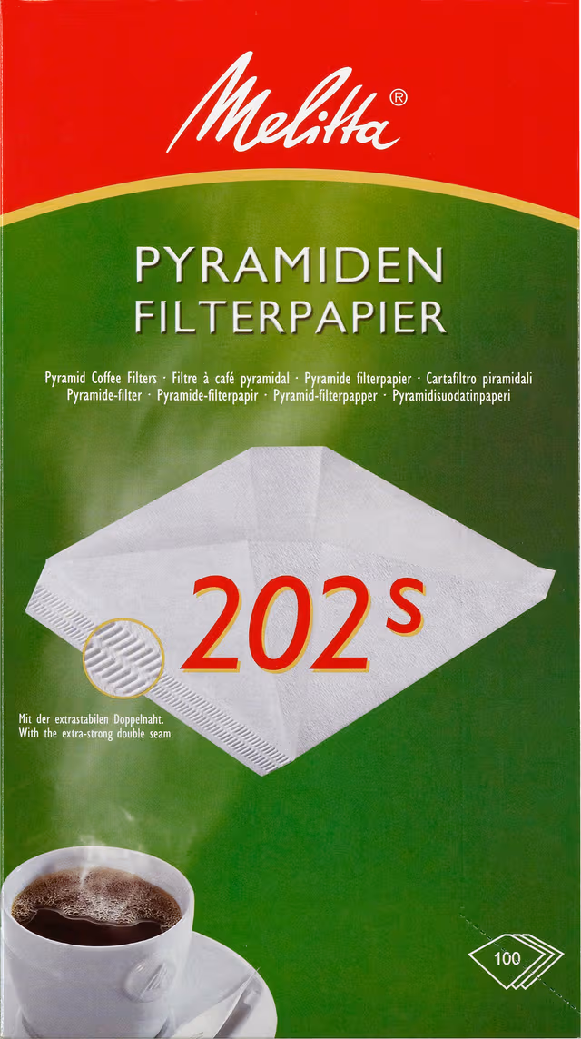 Melitta Pyramid 202 kaffefilter