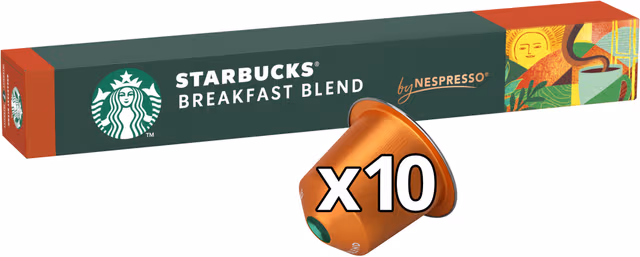 Starbucks by Nespresso Breakfast Blend kaffekapsler 12473157