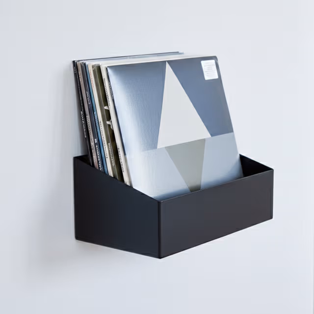 Studio 57 Vinyl Vegghylle Large (svart)