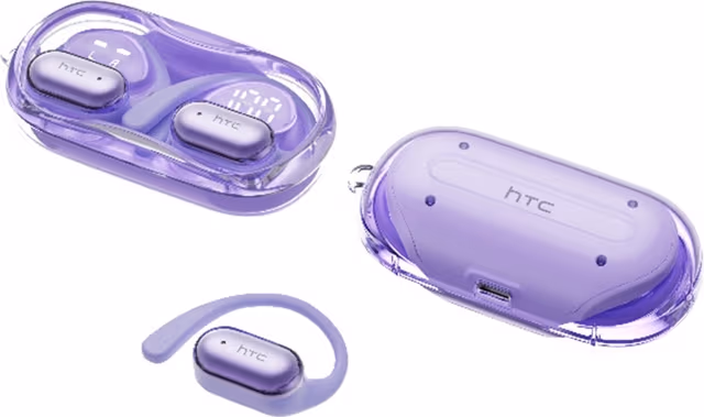 Trådløse Hodetelefoner HTC NE37 Bluetooth 6.0 Ørekrok Sport Musikk Samtaler - Lilla