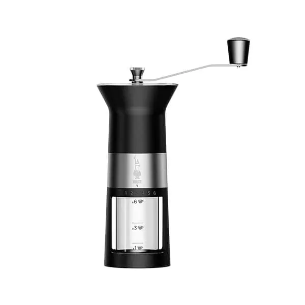 Bialetti manuell kaffekvern mcpro001 svart/sølv