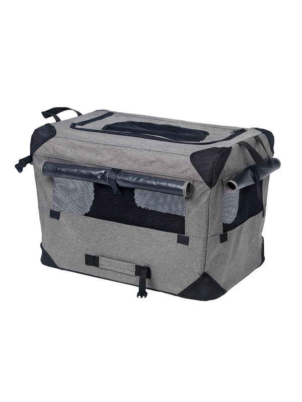 Dogman Milou Canvas Crate Grey Medium 60x42x42cm