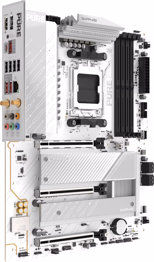 Sapphire Pure B850A WIFI7 hovedkort