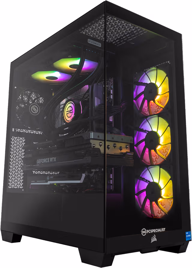 PCSpecialist Ultra 1000 R7-9800X3D/64/2TB/5090 stasjonær gaming-PC