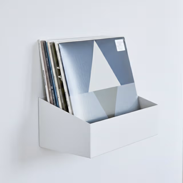 Studio 57 Vinyl Vegghylle Large (hvit)