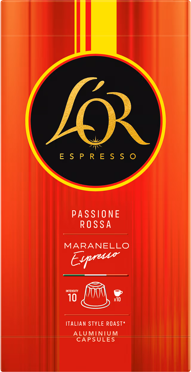 L’OR Maranello Espresso kaffekapsler (10-pakning)