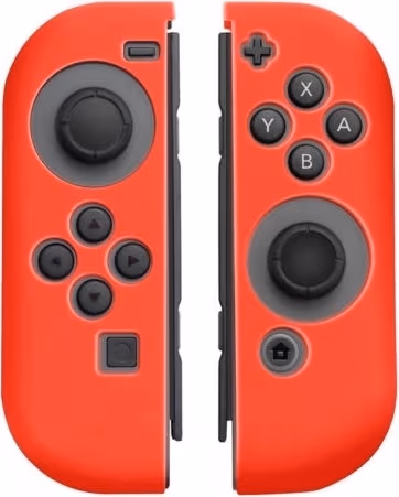 Silikongrep for Joy-Con-kontroller, Nintendo Switch, Rød