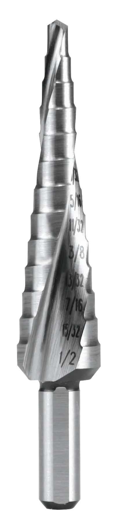 Trinnbor HSS str. 2, 1/8"-1/2"