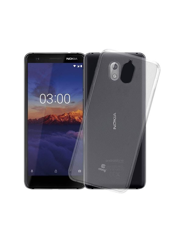 CRONG Crystal Slim Cover - Protective Case for Nokia 3.1 - clear