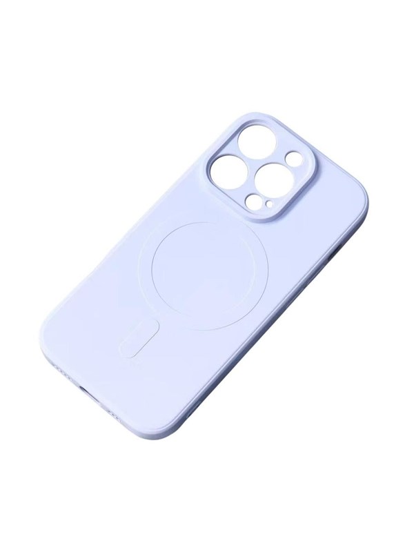 Hurtel MagSafe Compatible Silicone Case for iPhone 15 Pro Max Silicone Case - Blue