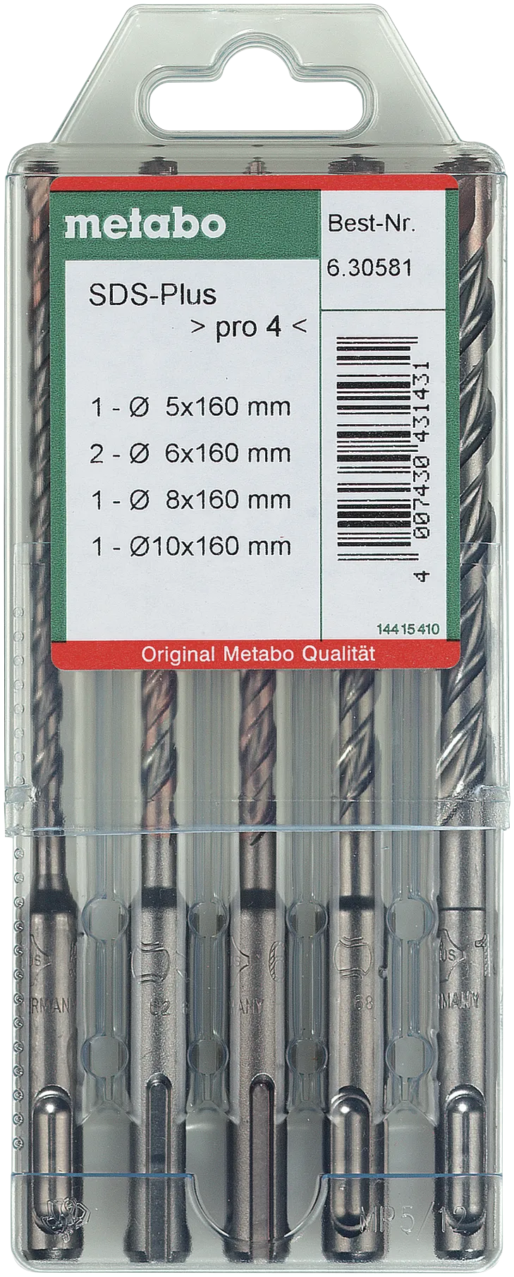 Bor SDS-plus sortiment 5,6,8,10 mm