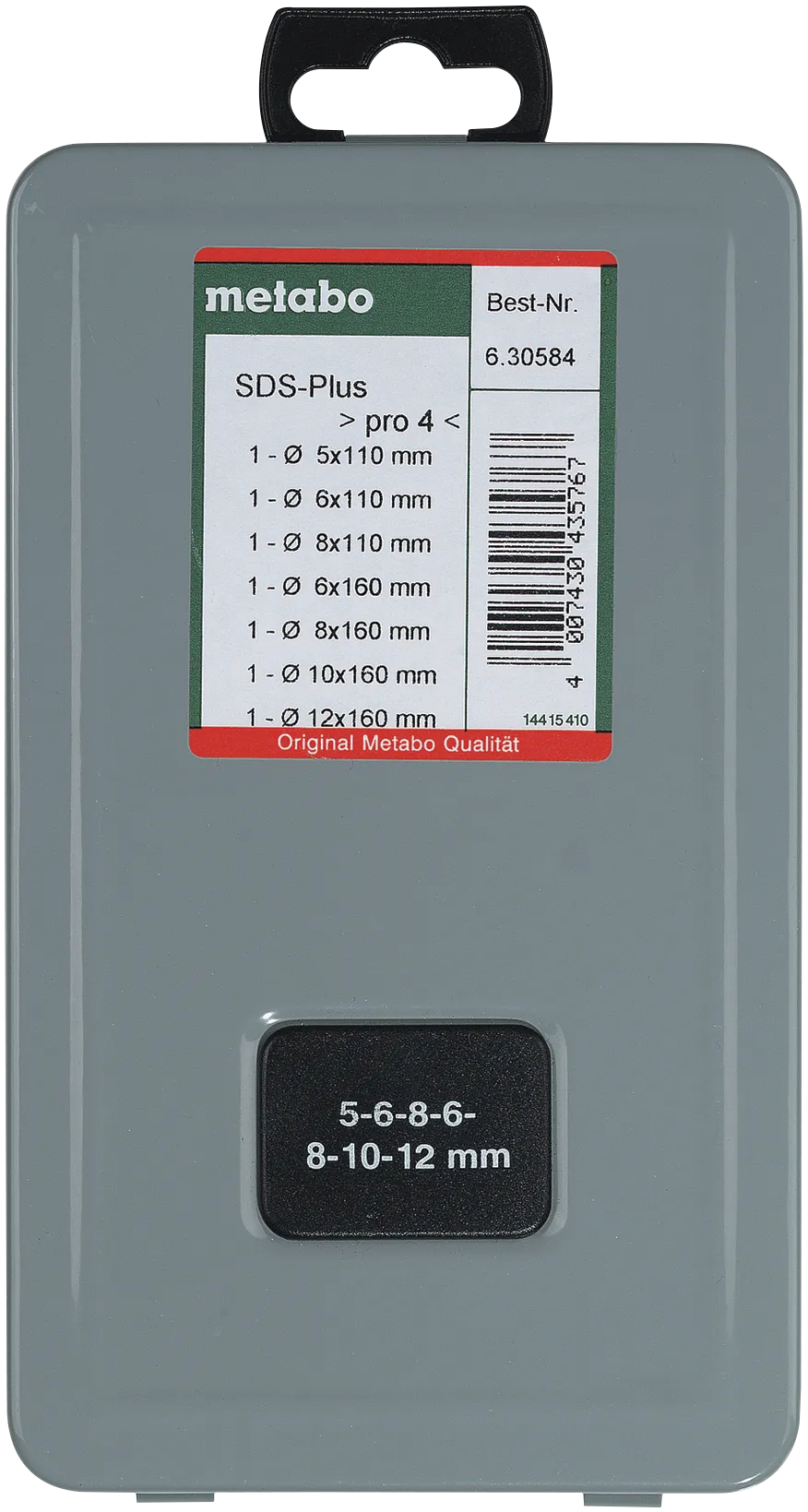 Bor SDS-plus sortiment 5,6,8,10,12