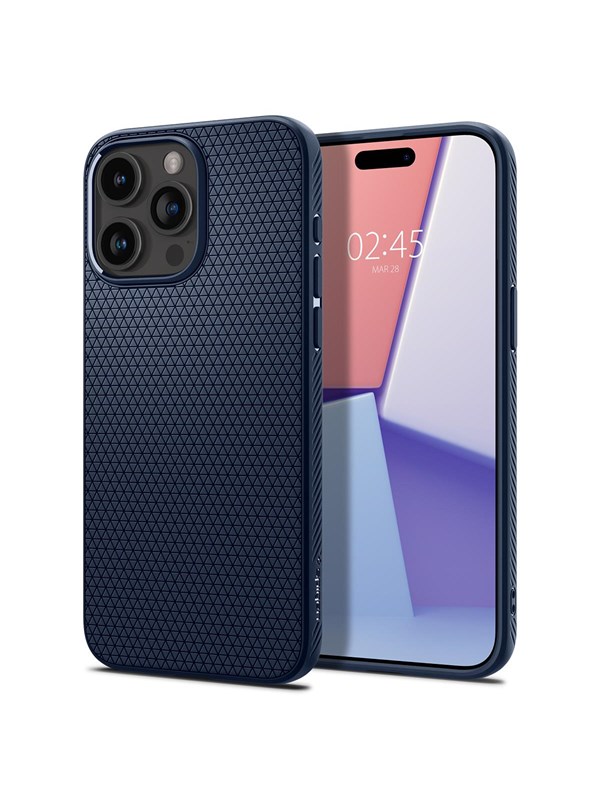 Spigen Liquid Air - navy blue - iPhone 15 Pro Max