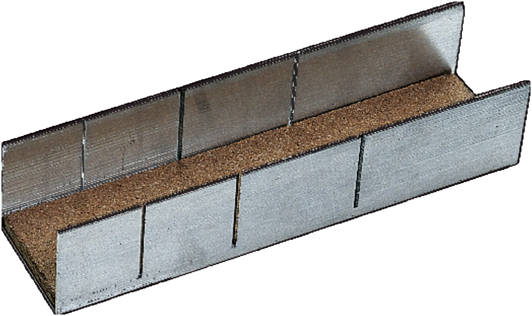 Kappeske i aluminium 245×100×30mm
