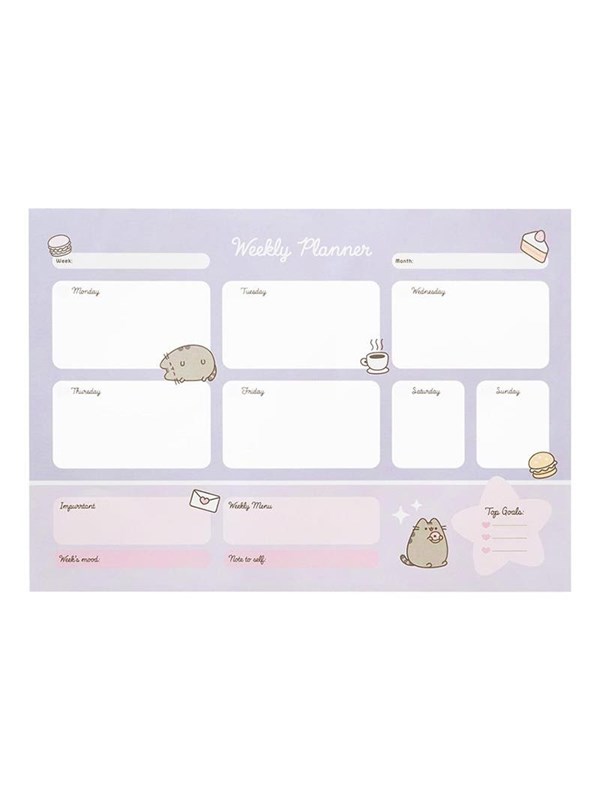 Pusheen - Weekly Planner from the Moments Collection 54 pages A3