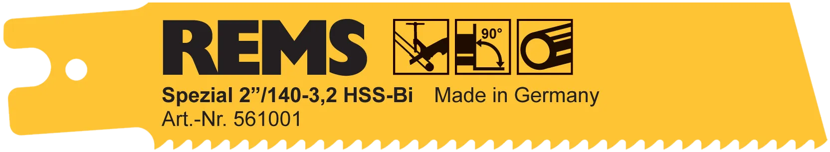 REMS rør-bajonettsagblad spesial 2"/140-3,2 5/pk