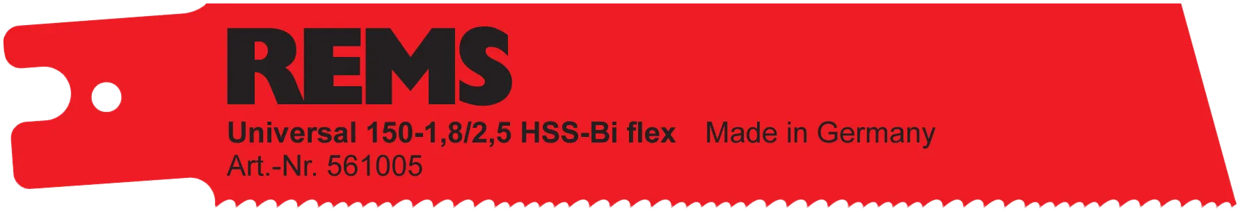 REMS rør-bajonettsagblad uni 150-1,8/2,5 5/pk