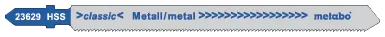 Stikksagblad for metall 106mm HSS 1,2mm pk/25