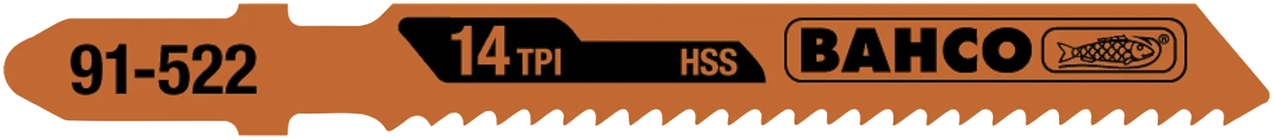 Stikksagblad 1,2×50 HSS til metall pk/5