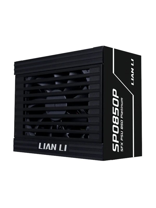 Lian Li SP850P SFX Strømforsyning (PSU) - 850 Watt - 92 mm - ATX 3.1 - 80 Plus Platinum sertifisert
