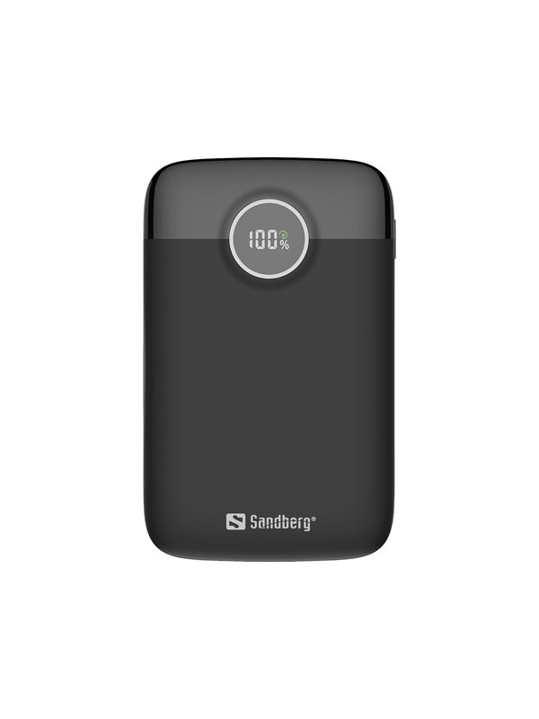 Sandberg SemiSolidState Powerbank 5000 Nødlader - Svart - 5000 mAh