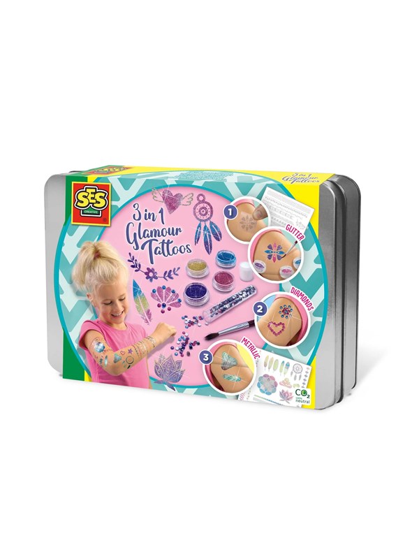 SES Creative 3-in-1 Glamour Tattoos