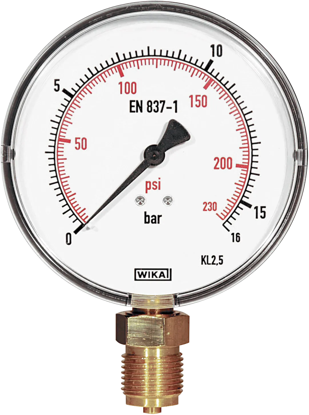 REMS manometer m/fin inndelt skala 16