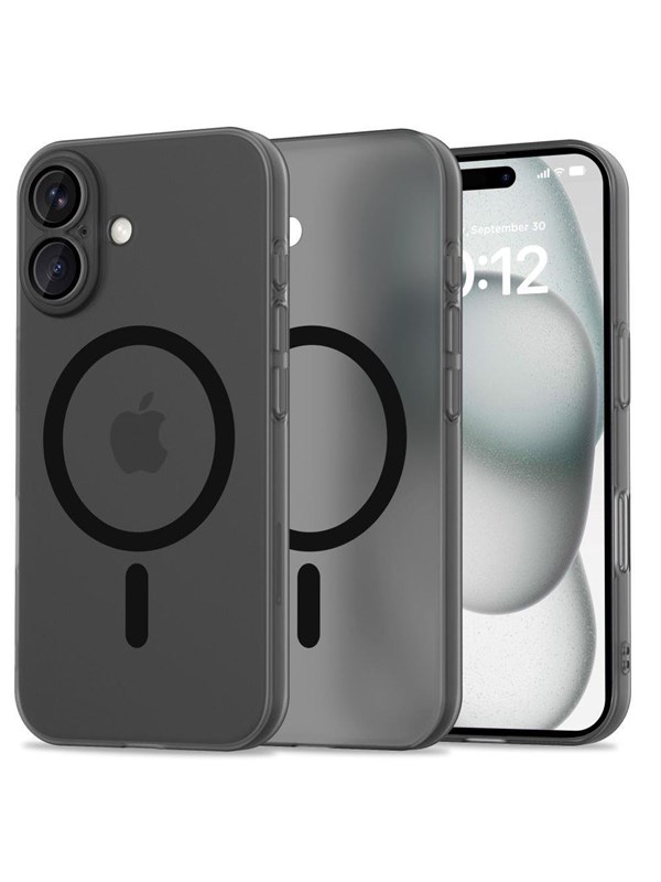 Tech-Protect MagSlim MagSafe Case for iPhone 16 - Black