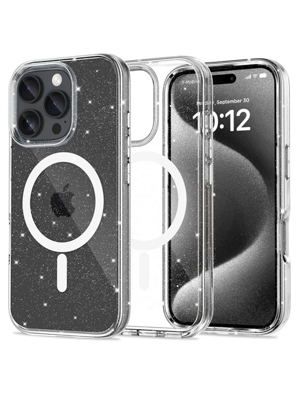 Tech-Protect  FlexAir Hybrid MagSafe Case for iPhone 16 Pro Max - Clear