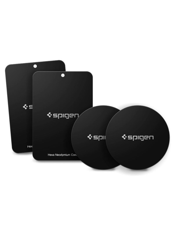 Spigen Kuel MP-4P Car Mount Metal Plates - black