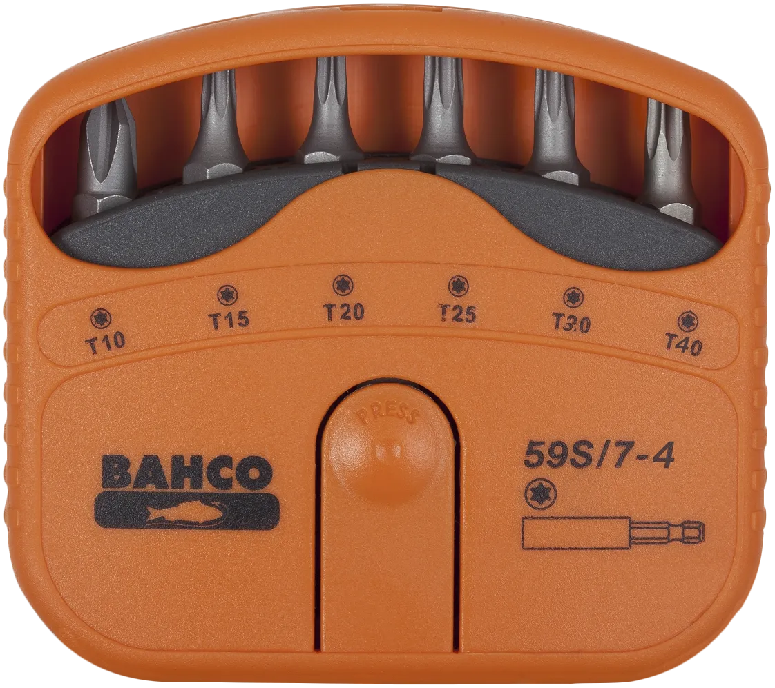 Bitsett 59S/7-4 Torx 7 deler