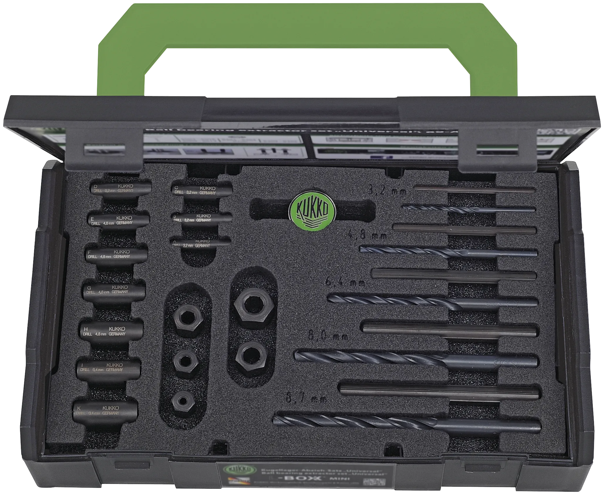Kukko skrueuttrekkersett 49-U-B 3-24