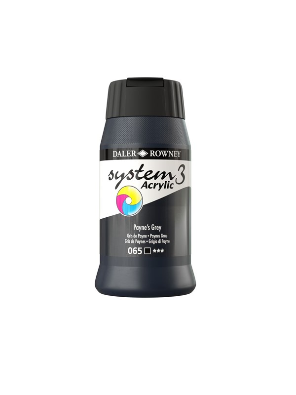 Daler-Rowney System3 500 ml Paynes Grey