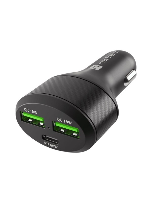 Natec Coney car power adapter - 2 x USB 24 pin USB-C
